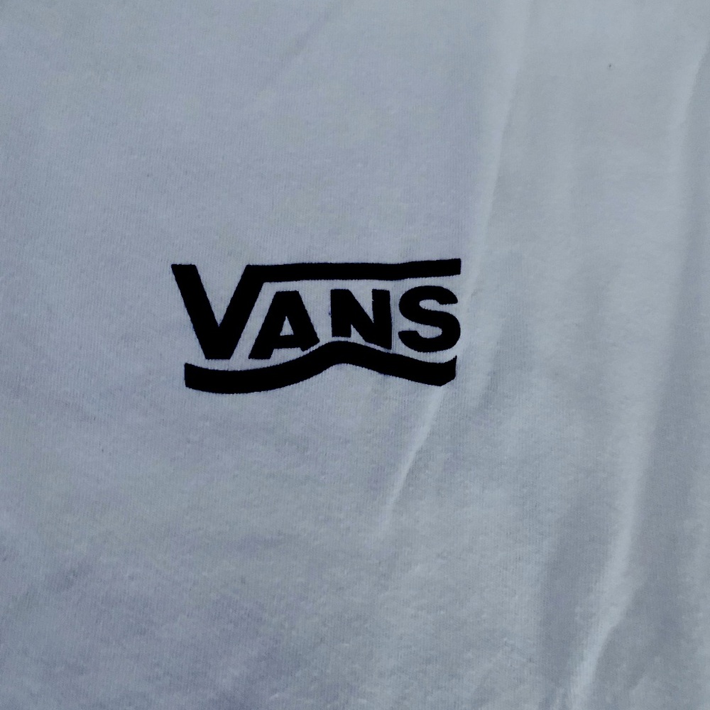 vans white t shirt